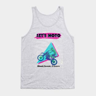 80's Motocross Shirt Let's Moto Tank Top